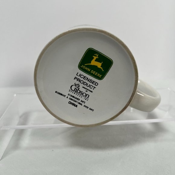 John Deere mug-white coffee mug with John Deere‎ logo on both sides - Picture 3 of 5